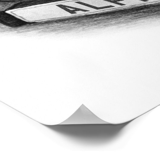 Alpine A110 Poster (Hoek)