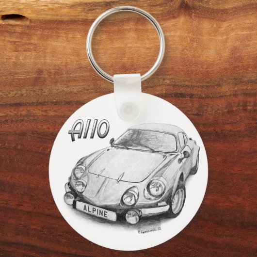 Alpine A110 Sleutelhanger (Voorkant)
