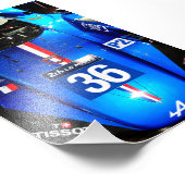 Alpine A470-Gibson 24 uur Le Mans 2018 Foto Afdruk (Hoek)