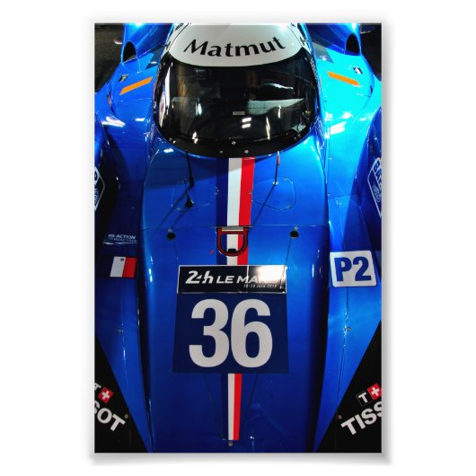 Alpine A470-Gibson 24 uur Le Mans 2018 Foto Afdruk (Voorkant)