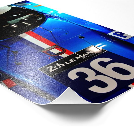 Alpine A470-Gibson 24 uur Le Mans 2018 Foto Afdruk (Hoek)