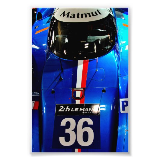 Alpine A470-Gibson 24 uur Le Mans 2018 Foto Afdruk (Voorkant)