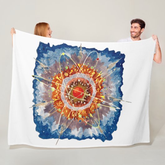 Alpine Architecture Famous Art Poster Fleece Deken (In situ)