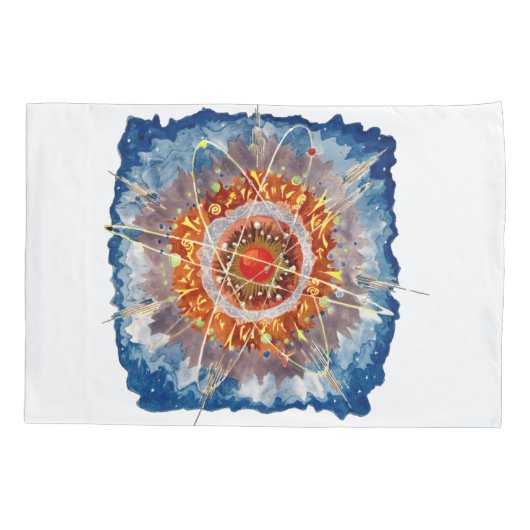 Alpine Architecture Famous Art Poster Kussensloop (Achterkant-Links)