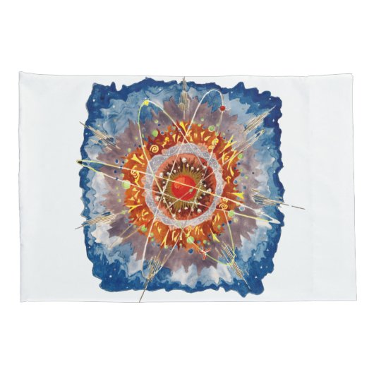 Alpine Architecture Famous Art Poster Kussensloop (Achterkant-Rechts)