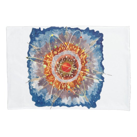 Alpine Architecture Famous Art Poster Kussensloop (Voorkant-Links)