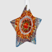 Alpine Architecture Famous Art Poster Ornament (voorkant)