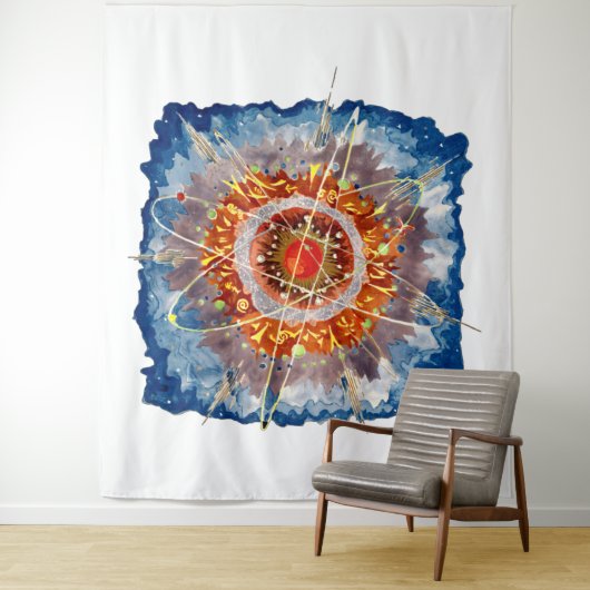 Alpine Architecture Famous Art Poster Wandkleed (In situ)