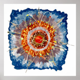 Alpine architectuur Beroemde kunst Poster