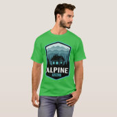 Alpine Arizona Mountain Town Cabin T-shirt (Voorkant volledig)