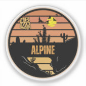 Alpine, Arizona Sticker (Voorkant)