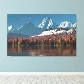 Alpine Autumn Canvas Afdruk (Insitu (Houten vloer))
