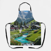 Alpine Charm - Kook in het hart van een rustige Schort (Voorkant)