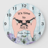 Alpine Dairy Goat Boerderij Udder Grote Klok (Voorkant)