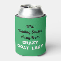 Alpine Dairy Goat - Crazy Goat Lady Blauwgroen