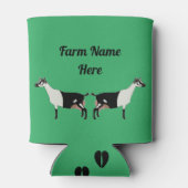 Alpine Dairy Goat - Crazy Goat Lady Blauwgroen Blikjeskoeler (Achterkant)