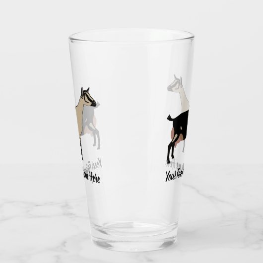 Alpine Dairy Goat Glas (Links)