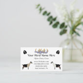 Alpine Dairy Goat Visitekaartje (Staand voorkant)