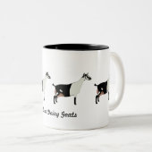 Alpine Dairy Goats Tweekleurige Koffiemok (Voorkant rechts)