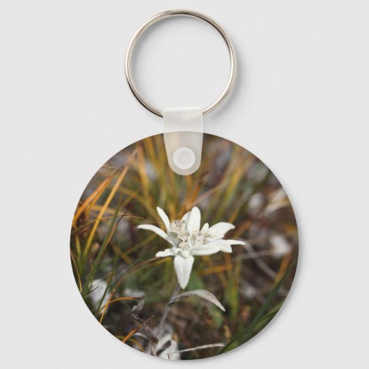 Alpine Edelweiss Sleutelhanger (Voorkant)