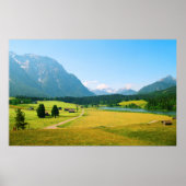 Alpine Farmland Print (Voorkant)