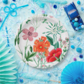 Alpine Flowers Garden Party Paper Borden Papieren Bordje (Feest)