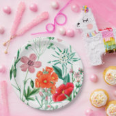 Alpine Flowers Garden Party Paper Borden Papieren Bordje (Feest)