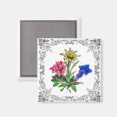 Alpine Flowers Magneet (Voorkant / Achterkant)