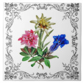 Alpine Flowers Tegeltje (Voorkant)