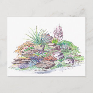 Alpine Garden Landscaping Briefkaart