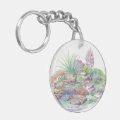 Alpine Garden Landscaping Sleutelhanger (Voorkant Links)