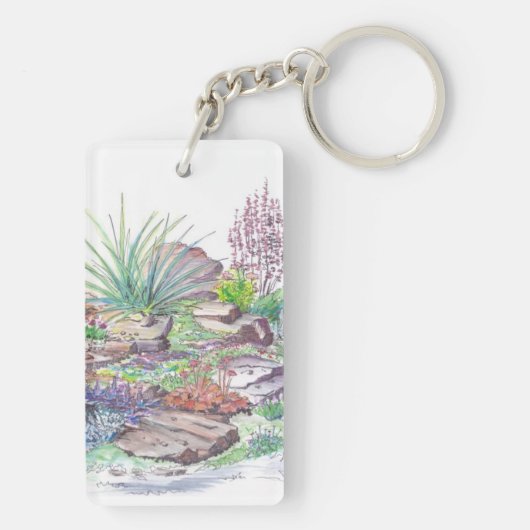 Alpine Garden Landscaping Sleutelhanger (achterkant)