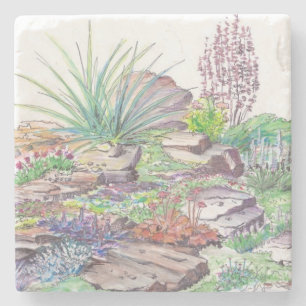 Alpine Garden Landscaping Stenen Onderzetter