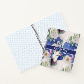 Alpine Geit Waterverf Kleurrijke Patroon Notitieboek (Binnen)