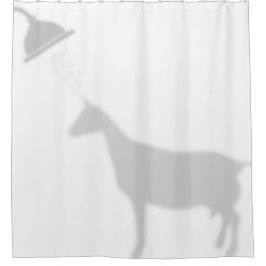 Alpine Goat Shadow Silhouette Shadow Buddies Douchegordijn