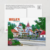 Alpine Helen, Georgia, VS. Briefkaart (Voorkant / Achterkant)