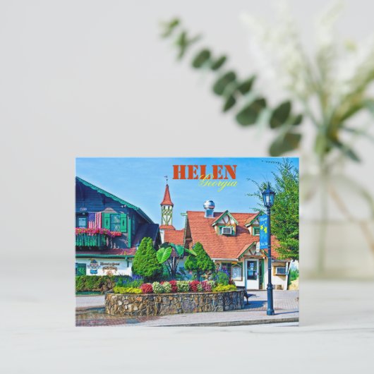 Alpine Helen, Georgia, VS. Briefkaart (Staand voorkant)