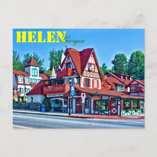 Alpine Helen, Georgia, VS. Briefkaart (Voorkant)