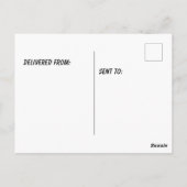 Alpine Ibex liggend op rotsachtige klif Briefkaart (Achterkant)