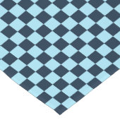 Alpine ice checkerboard pattern korte tafelloper (Hoek)