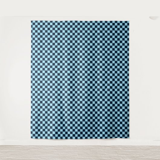 Alpine ice checkerboard pattern wandkleed (Voorkant)