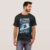 Alpine klimmers experts in het vinden van het slec t-shirt (Voorkant volledig)