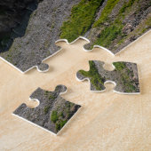 Alpine lake Oeschinensee in Switzerland Legpuzzel (Zijkant)