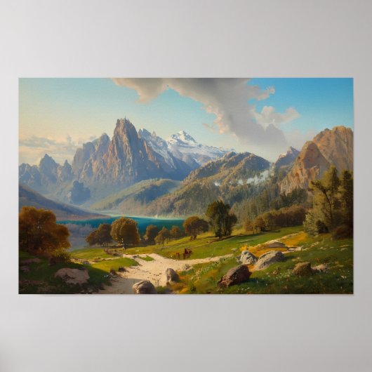 Alpine Lake  Poster (Voorkant)