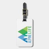 Alpine Life Bagagelabel (Voorkant verticaal)