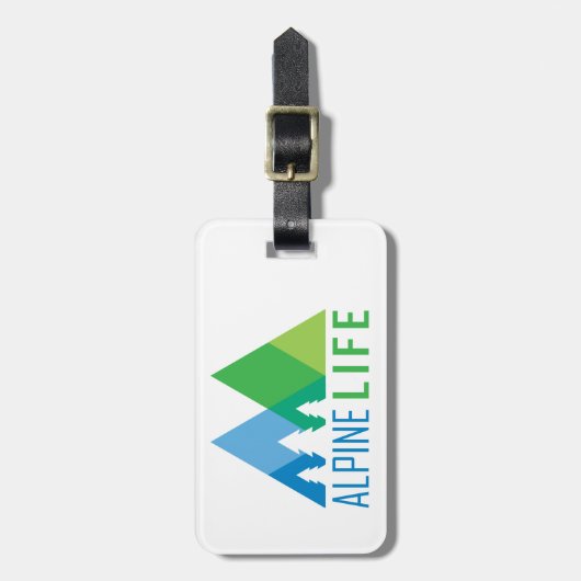 Alpine Life Bagagelabel (Voorkant verticaal)