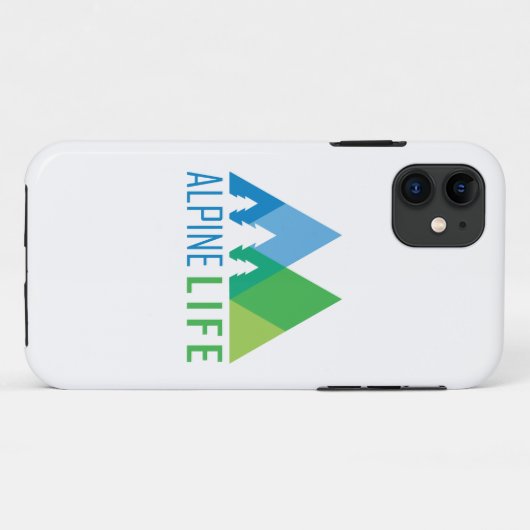 Alpine Life Case-Mate iPhone Case (Achterkant (horizontaal))