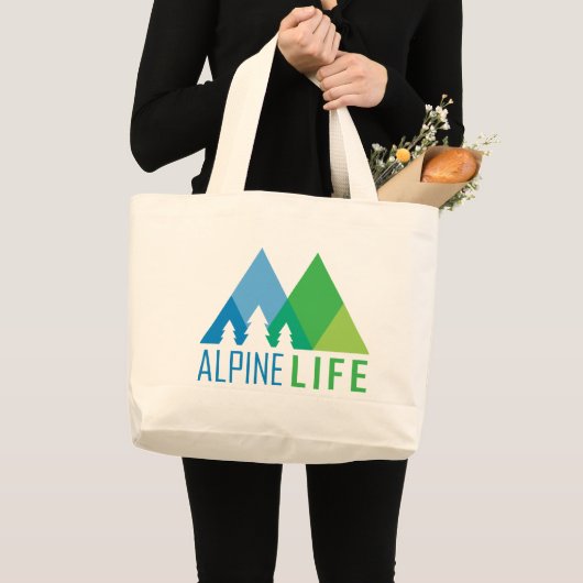 Alpine Life Grote Tote Bag (Voorkant (product))