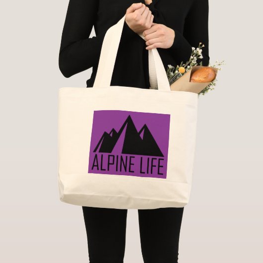Alpine Life Grote Tote Bag (Voorkant (product))