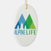 Alpine Life Keramisch Ornament (Rechts)